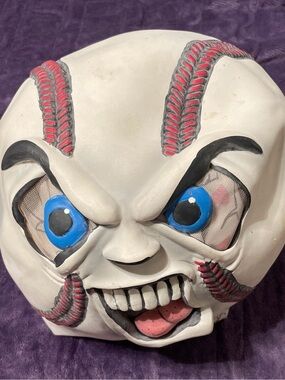 Rubie's White and Blue Evil Baseball Mask